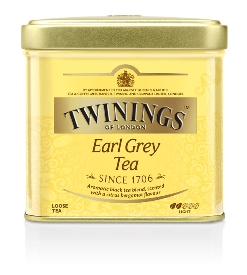 TWININGS Loose Tea Bundle English Breakfast, Earl Grey & Gunpowder Green Tea 3 x 100g
