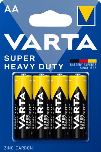 8 VARTA SUPER HEAVY DUTY AA 1.5V MN1500 LR6 15A U12 Zinc Carbon Batteries NEW