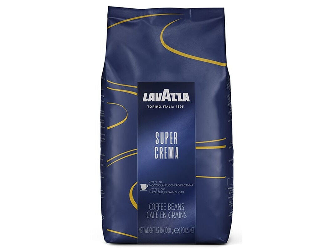 LAVAZZA SUPER CREMA Premium Italian Coffee Beans 1 kg 35oz