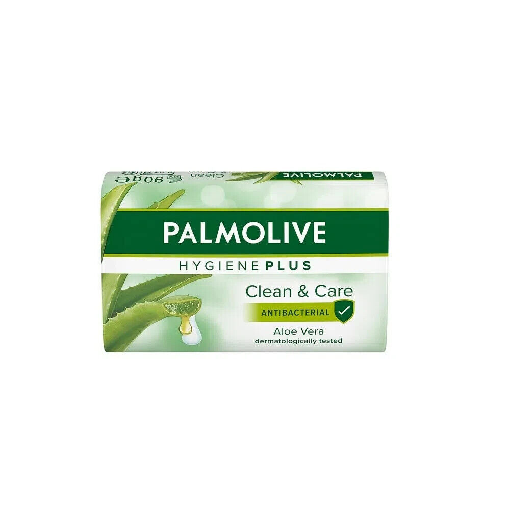4 x PALMOLIVE HYGENE PLUS CLEAN & CARE Anti Bacterial Aloe Vera Bar Soaps