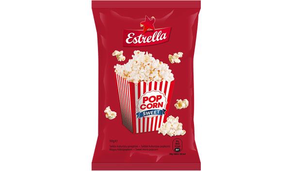 8 x ESTRELLA POP CORN PARTY FLAVORS MIX Snacks Microwave Ready Bags 90g 3.18oz