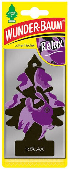 8 WUNDER BAUM RELAX Car Scents Hanging Little Trees Air Freshener
