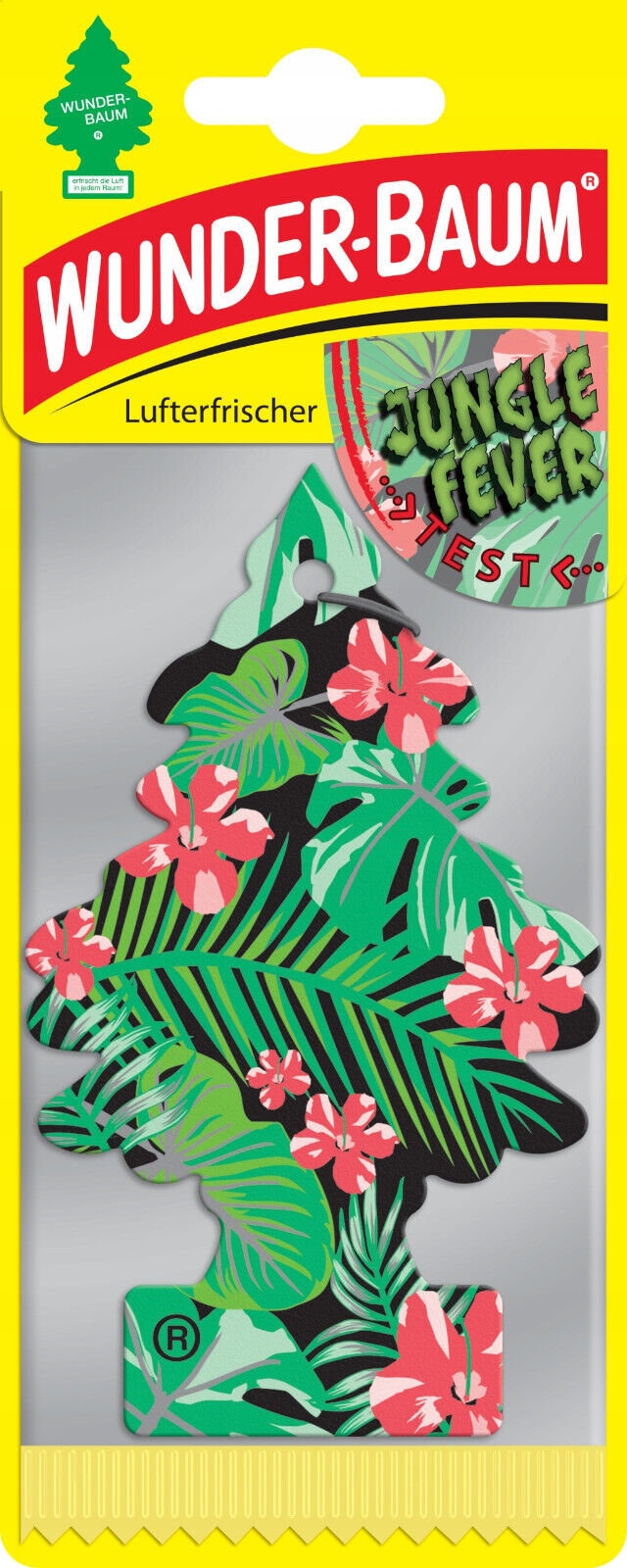 8 WUNDER BAUM JUNGLE FEVER Car Scents Hanging Little Trees Air Freshener