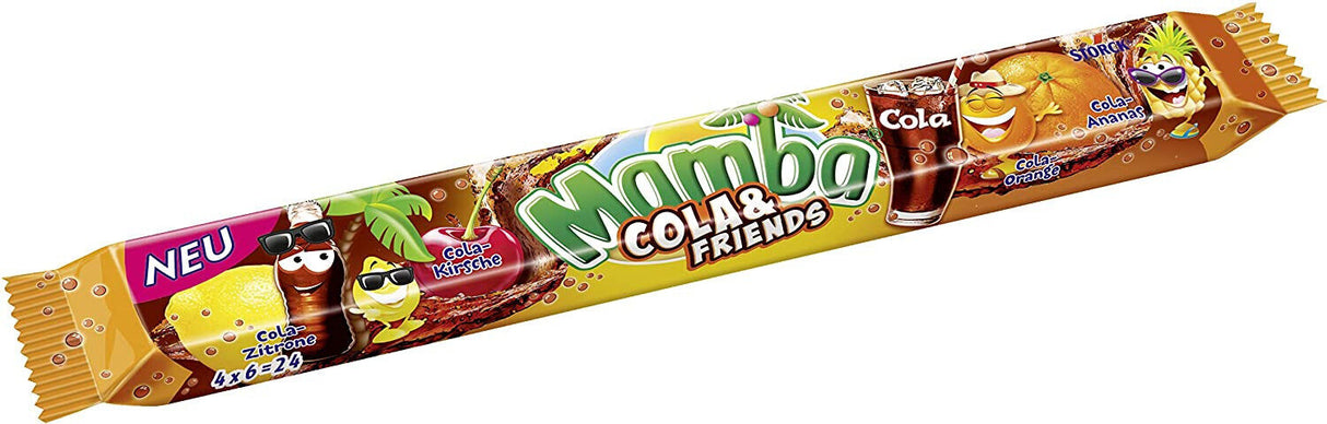 MAMBA COLA & FRIENDS Fruit Flavor German Chewy Candies European Sweets 4x 106g