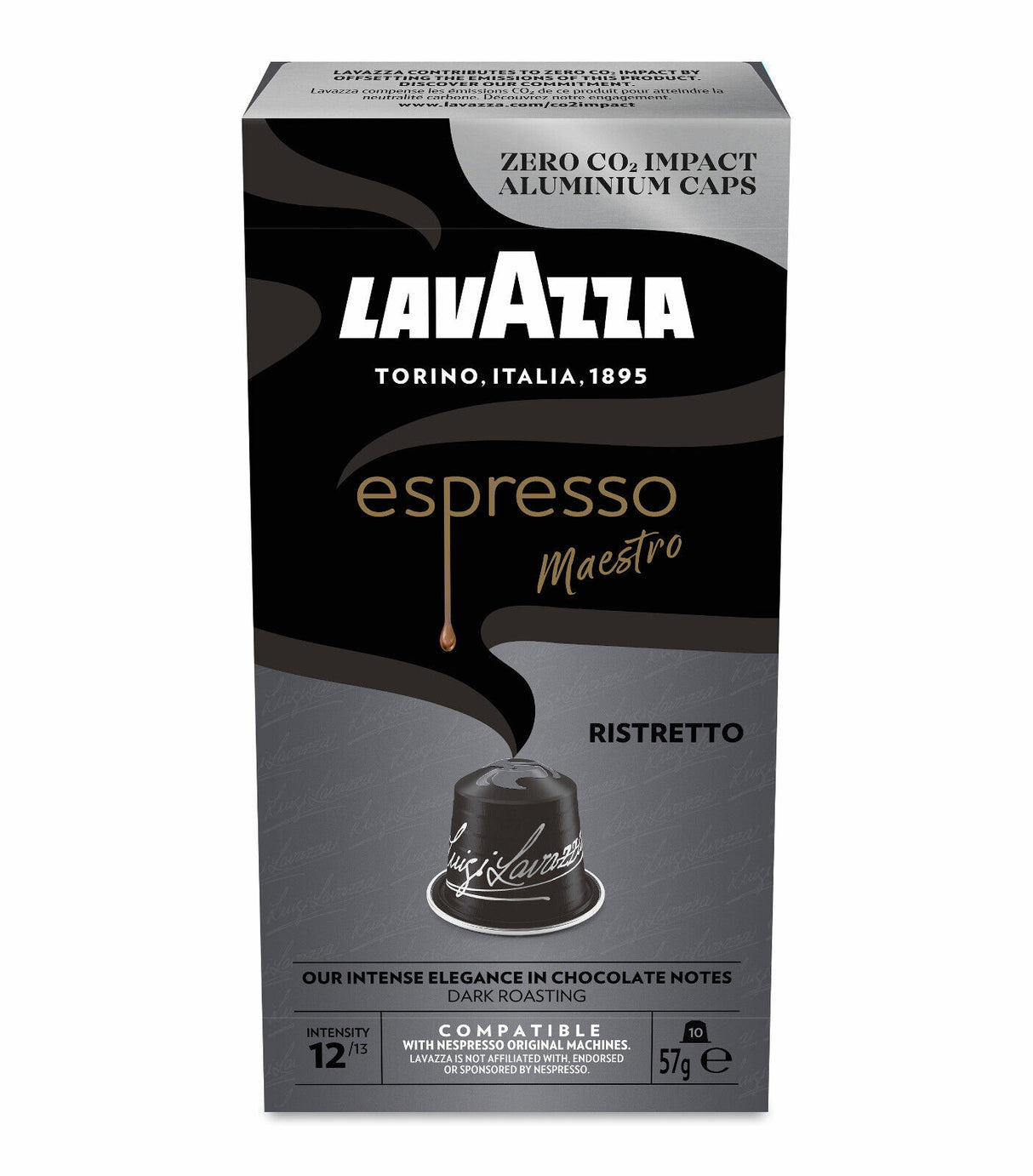LAVAZZA ESPRESSO RISTRETTO NESPRESSO Original Italian Coffee Capsules Pods