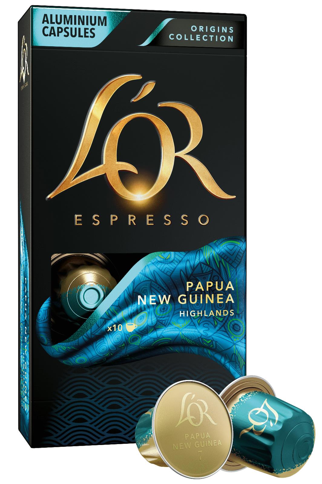 LOR ESPRESSO PAPUA NEW GUINEA Nespresso Original Instant Coffee Capsules Pods