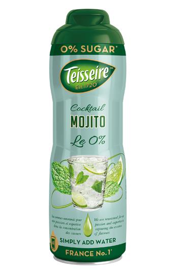 TEISSEIRE Sugarfree Syrup Flavor Enhancer For Kids Drinks Cocktails Parties