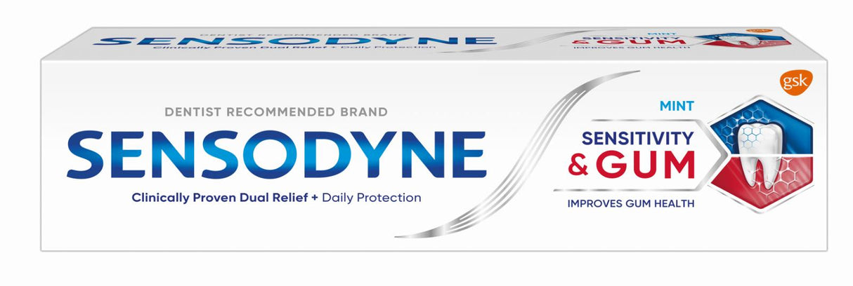 4 SENSODYNE SENSITIVITY & GUM Daily Protection Clinical Toothpaste 75ml