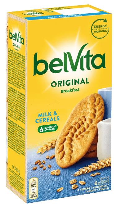4 BELVITA Wholegrain Breakfast Biscuits Bundle Healthy Cookies 300g 10.5oz