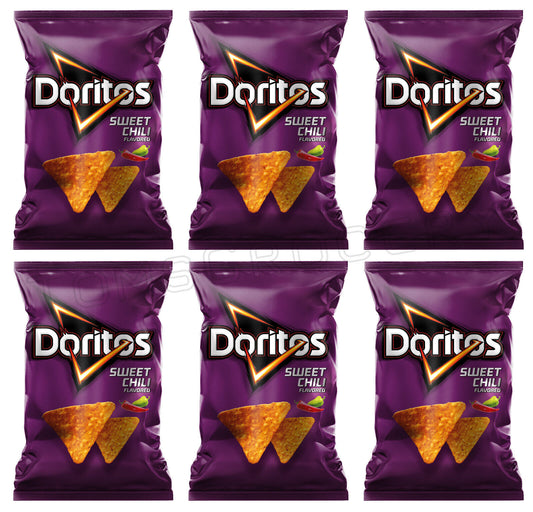 6 DORITOS SWEET CHILI Flavor Corn Chips Crisps European Snacks 100g 3.5oz