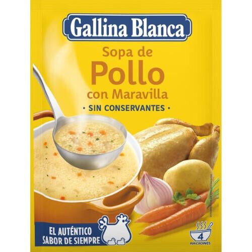 GALLINA BLANCA Maravilla Instant Chicken Soup with Noodles 85g