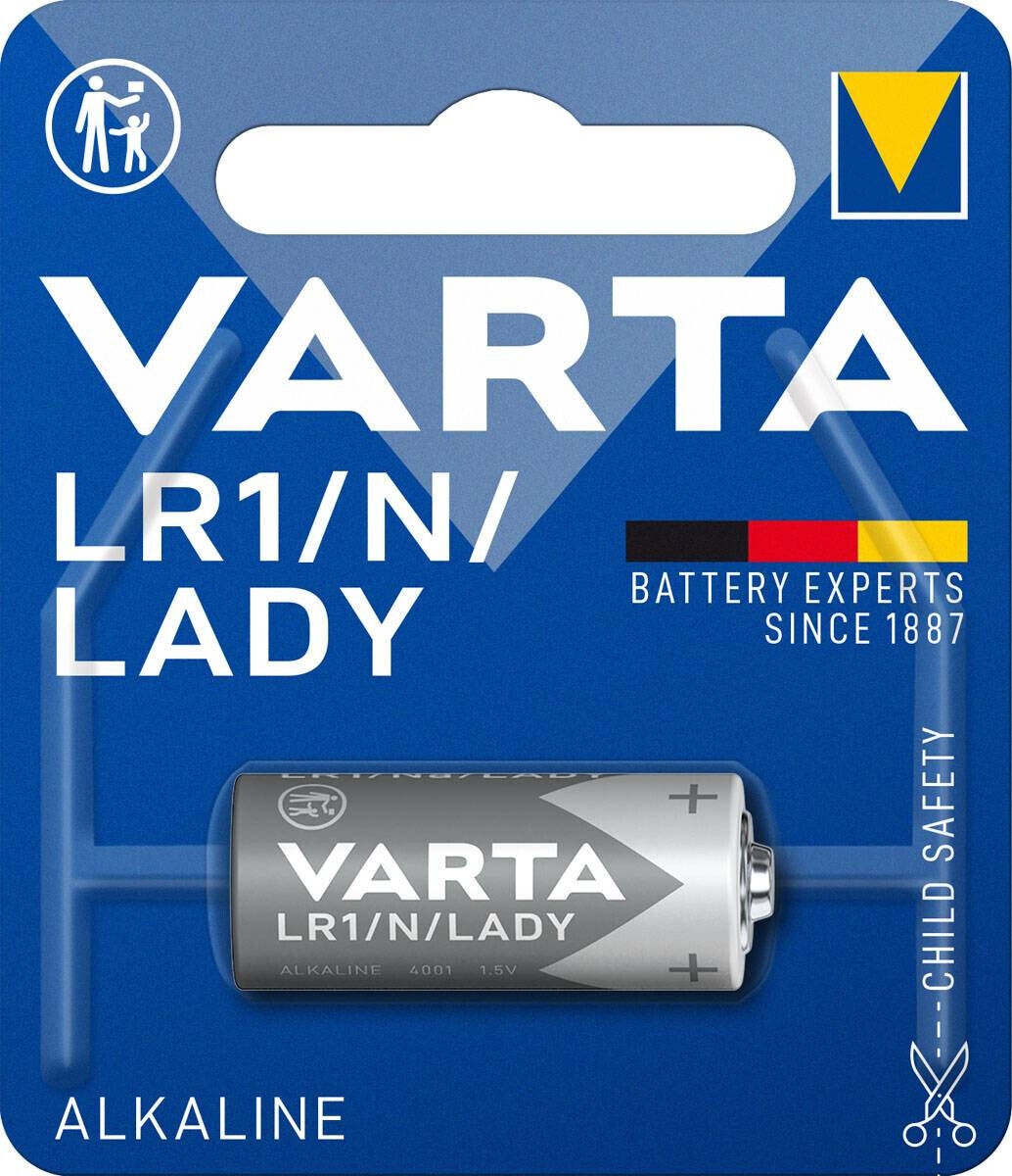 10 VARTA LR1 / N / LADY 4001 1.5V Alkaline Batteries