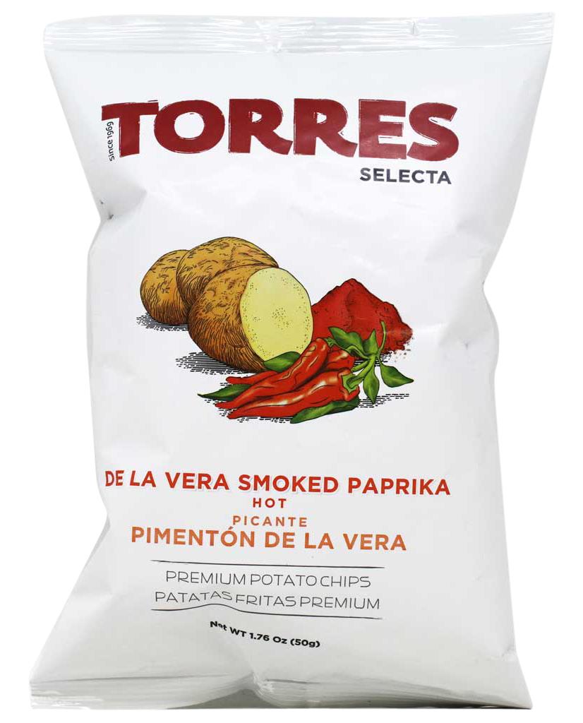 TORRES SMOKED PAPRIKA Flavor Premium Potato Chips 150g 5.29oz