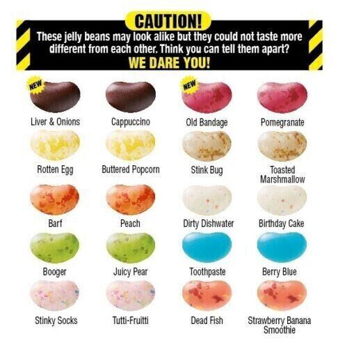 2 JELLY BELLY BEAN BOOZLED SPINNER 6th Edition Challenge Candy Party Sweets 100g