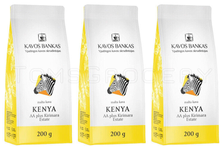 3 KENYA AA Plus Kirimara Estate Ground Coffee 200g 7oz