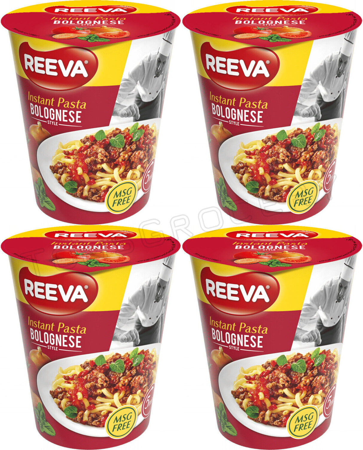 REEVA BOLOGNESE Flavor Instant Noodles 4 x 70g