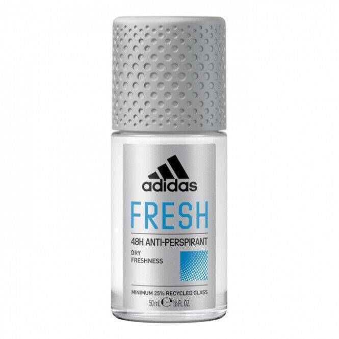 10 ADIDAS MEN FRESH 48H Dry Freshness Antiperspirant Roll On Deodorant 50ml