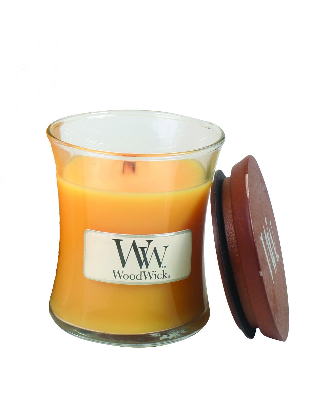 WOODWICK SEASIDE MIMOSA Scented Hourglass Candle 85g 3oz