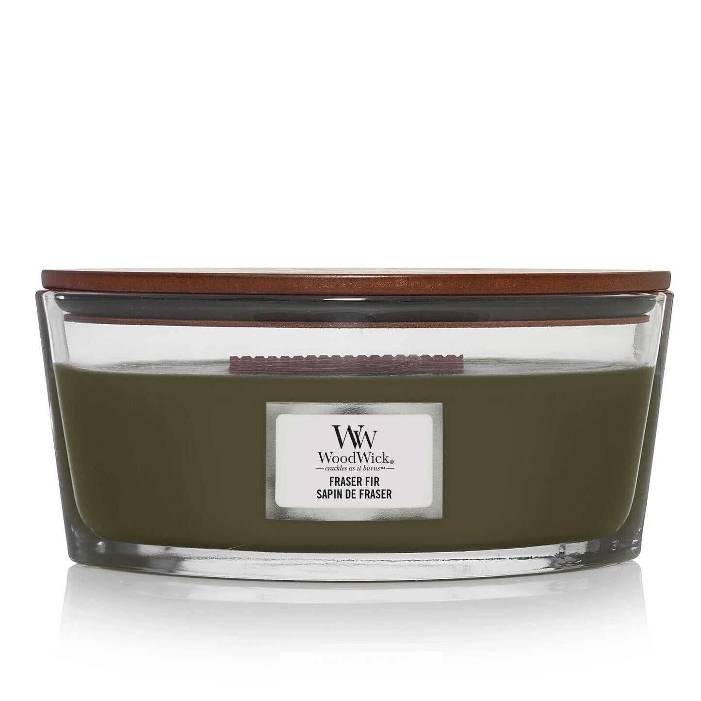 WOODWICK FRASIER FIR Scented Ellipse Jar Candle 453g 16oz