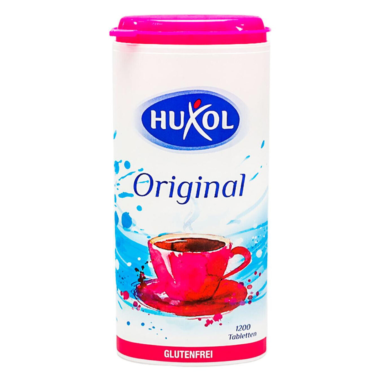 HUXOL Sweetener Gluten Free Low Calorie Sugar Substitute 1200 Pills Tube 10 x 72g