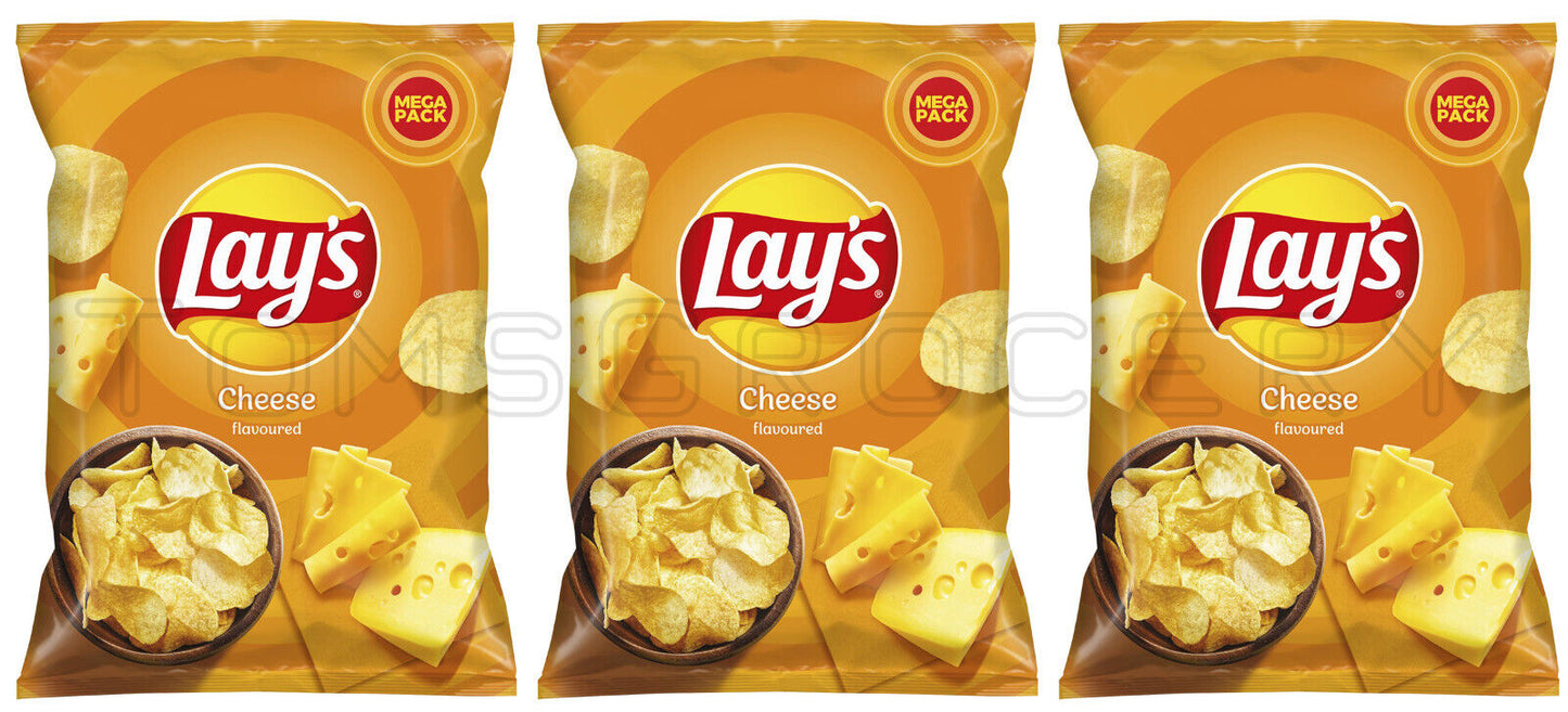 3 LAYS CHEESE Flavor Potato Chips Snacks Crisps 200g 7.05oz