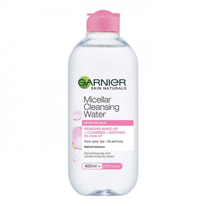 4 GARNIER Micellar Cleansing Water Make-Up Remover for Sensitive Skin 400ml