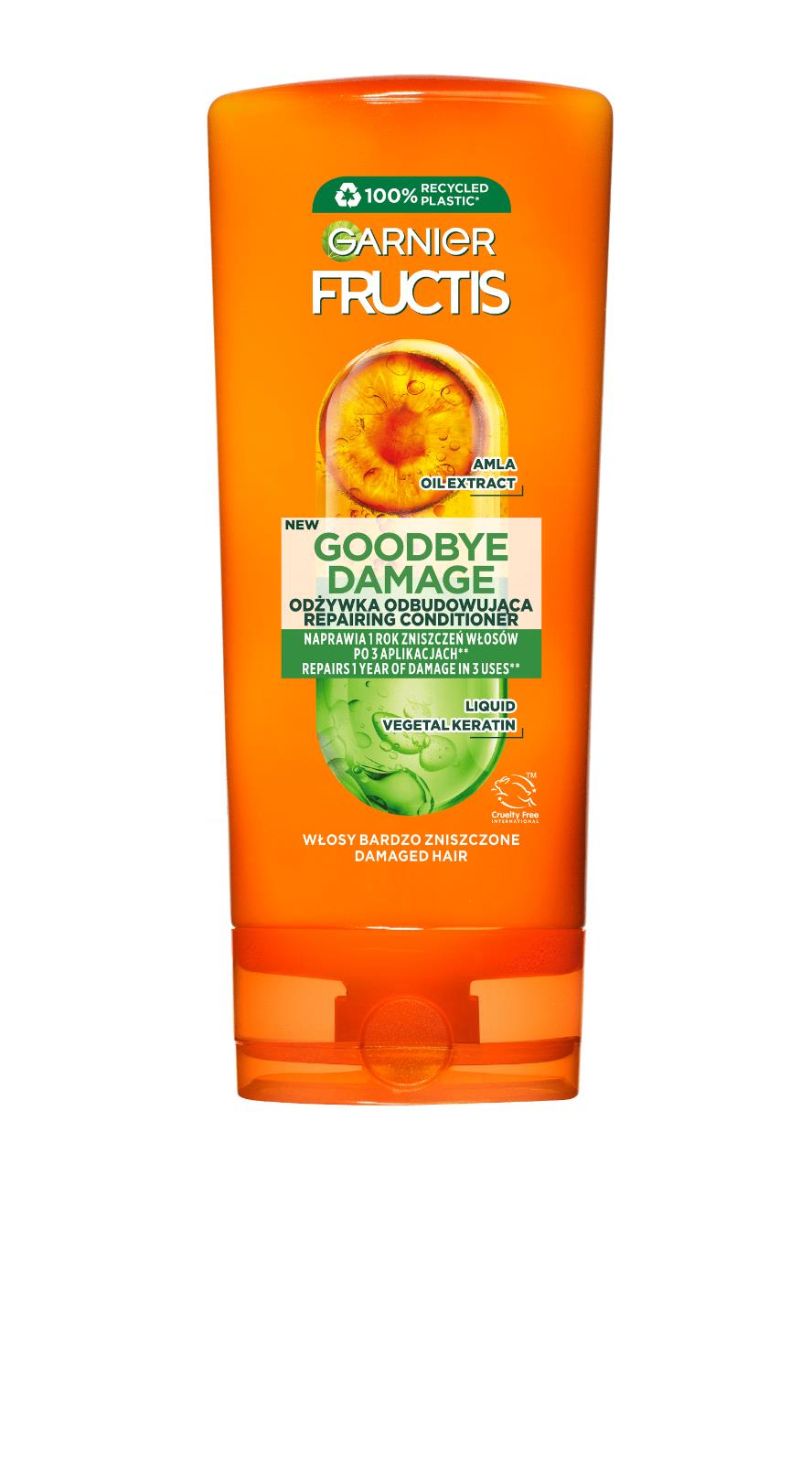 GARNIER GOODBYE DAMAGE Repairing SHAMPOO + CONDITIONER Set For Damaged Hair