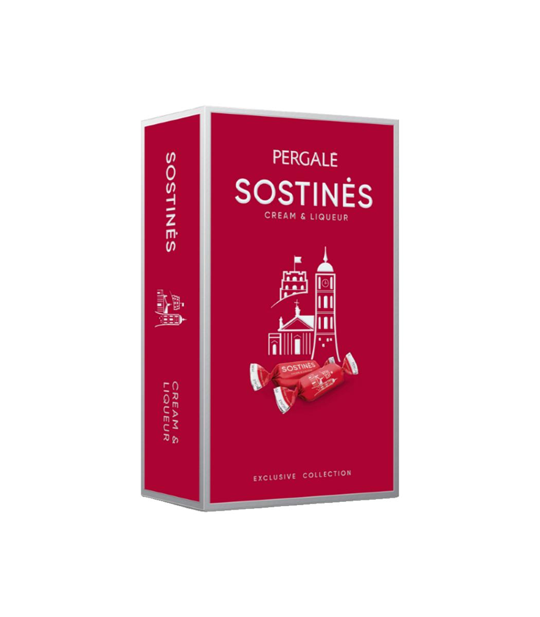 3 PERGALE SOSTINES Cream & Liqueur Filled Chocolate Candies Sweets Box 170g 6oz