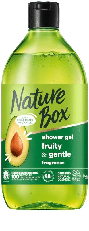 3 NATURE BOX Fruity & Gentle Natural Shower Gel with Avocado Oil 385ml 13fl oz