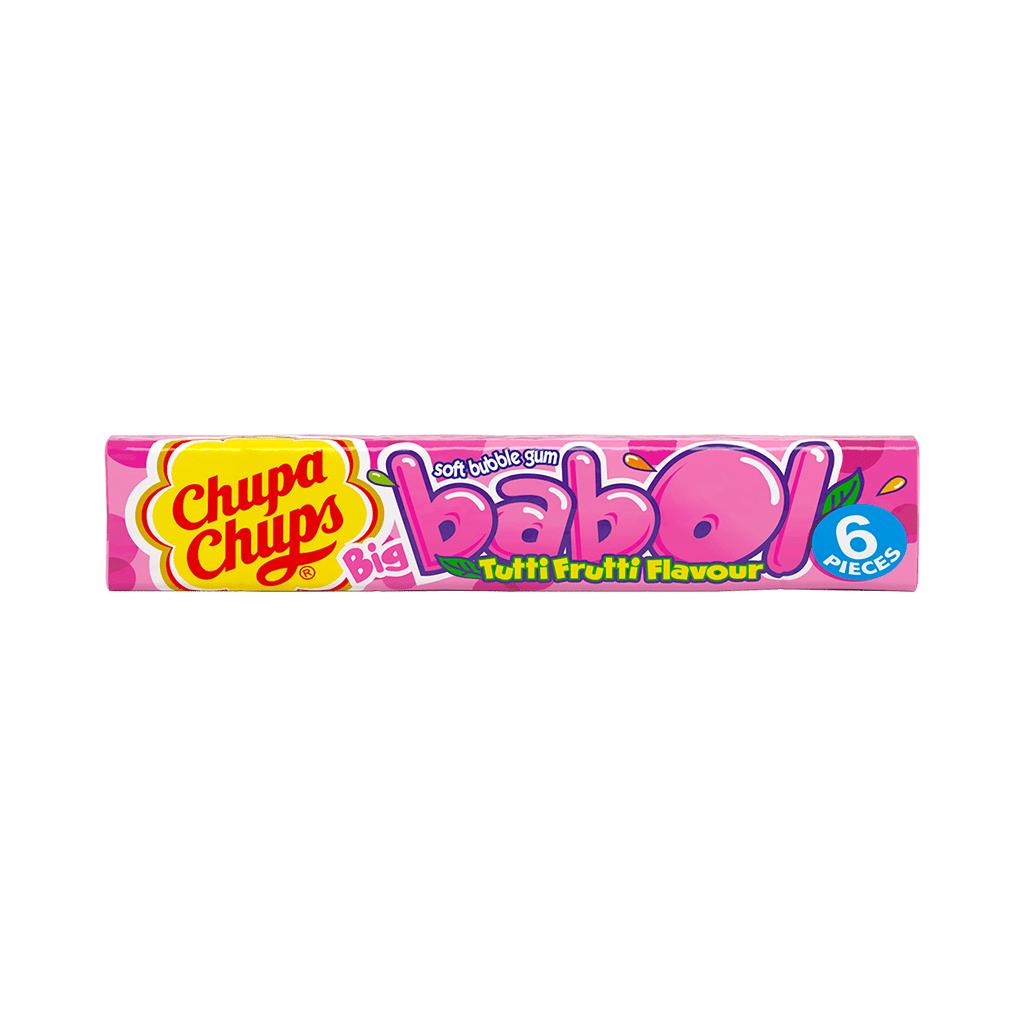 24 CHUPA CHUPS BABOL Tutti Frutti Flavor Bubble Gum European Candy 27.6g 0.97oz