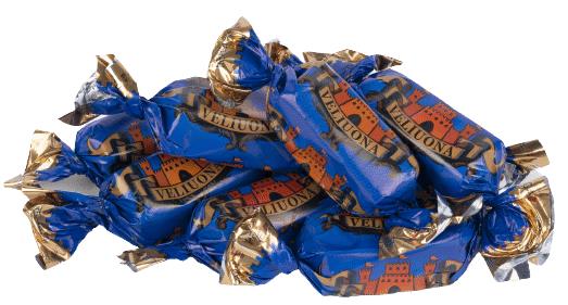 PERGALE VELIUONA Dark Chocolate Covered Cream Wafer & Rum Candies Sweet 35oz 1KG