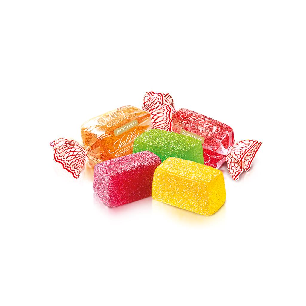 ROSHEN JELLY Sugar Coated Fruit Jelly Candies Party Sweets 35oz 1KG