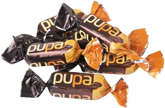 PERGALE PUPA Milk Chocolate Candies with Arabica Coffee Filling 35oz 1KG