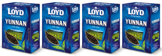 4 LOYD YUNNAN Loose Long Leaf Black Tea Boxes 80g 2.8oz
