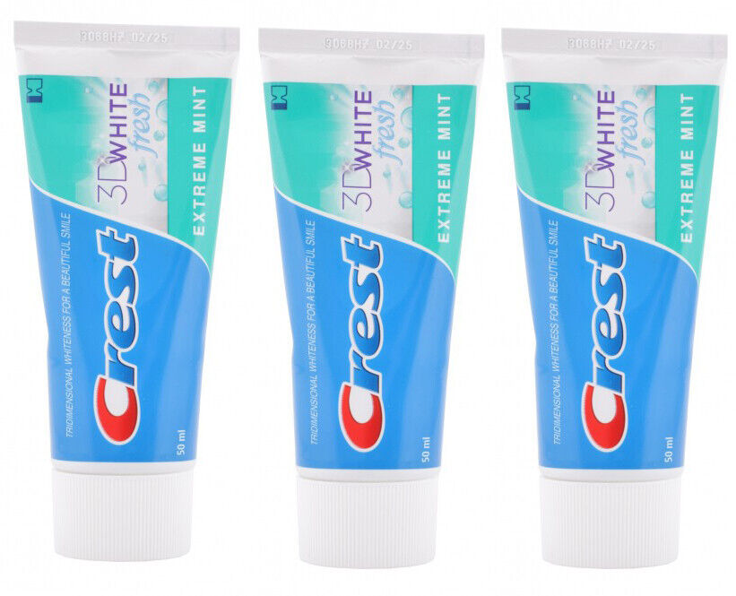 3 CREST 3D WHITE EXTREME MINT Whitening Toothpaste 50ml 1.7fl. oz