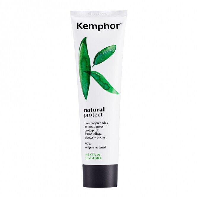 3 KEMPHOR NATURAL PROTECT Vegan Toothpaste with Ginger & Mint 100ml 3.4fl. oz