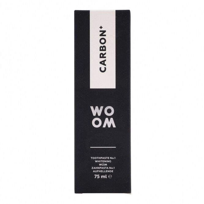 3 WOOM CARBON+ No.1 Whitening Toothpaste with Activated Charcoal 75ml 2.54fl.oz