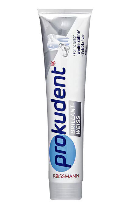 3 PROKUDENT BRILLIANTWEISS Whitening Daily Toothpaste 125ml 4.2oz