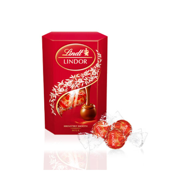 3 LINDT LINDOR Milk Chocolate Balls with Cream Filling Made in Swiss 200g 7.06oz