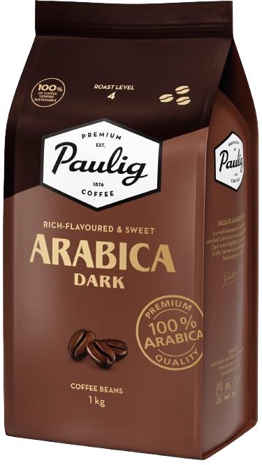 3 PAULIG ARABICA DARK Rich Flavored & Sweet Coffee Beans Bags 1 kg 35oz