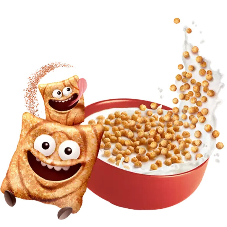 4 BOXES CINI MINIS Cinnamon Flavor Breakfast Cereals NEW 300g 10.5oz