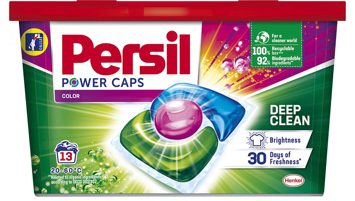 PERSIL POWER CAPS DEEP CLEAN COLOR Capsules Laundry Detergent 13 Loads