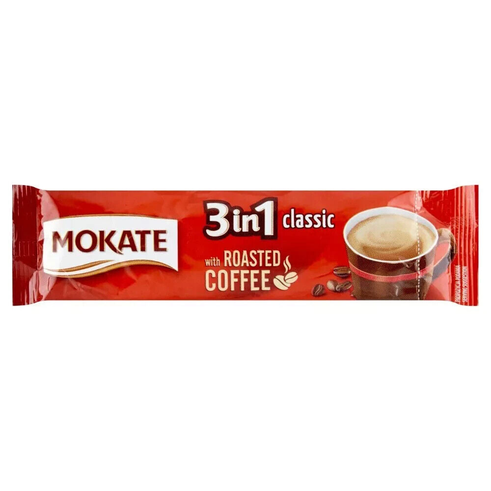 MOKATE CLASSIC 3in1 Instant Coffee 10 Sachets Bag with Roasted Coffee 170g 6oz