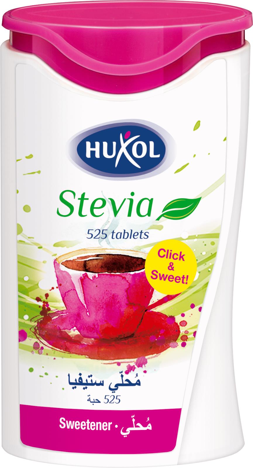 HUXOL Stevia Sweetener Low Calorie Sugar Substitute 525 Tabs