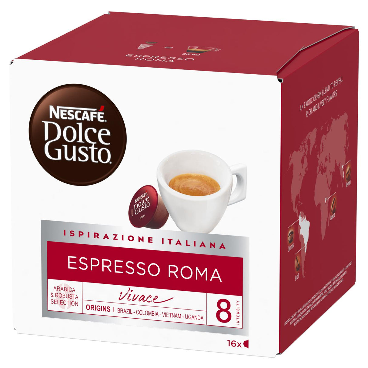 6 NESCAFE ESPRESSO ROMA Cremoso Dolce Gusto Coffee Capsules Pods Boxes New