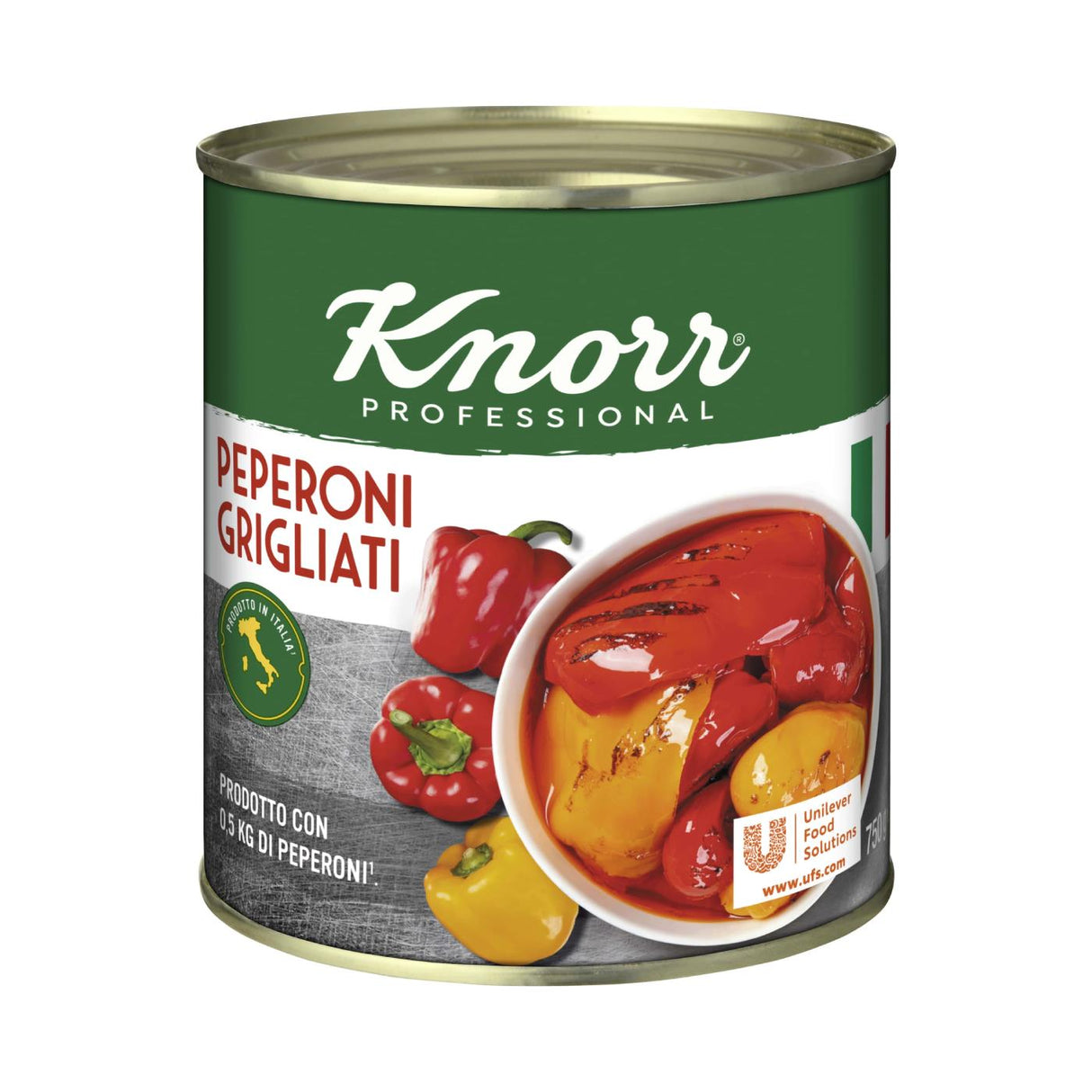 KNORR PROFESSIONAL Peperoni Grigliati Grilled Sweet Peppers For Chefs 750g 26oz