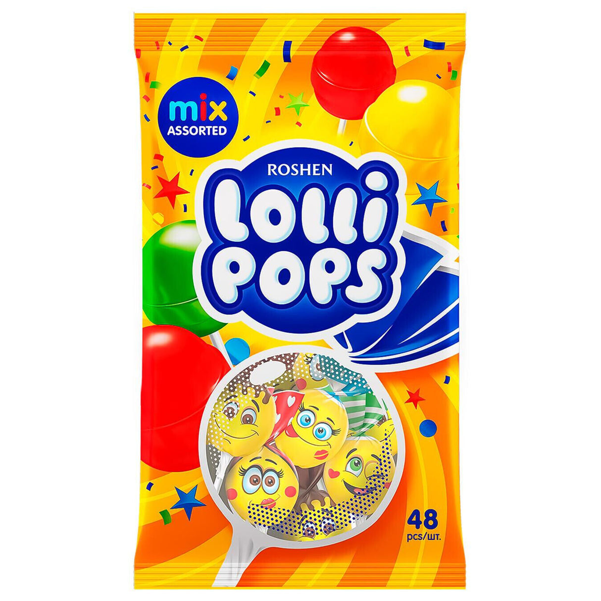 ROSHEN LolliPops Cocktail Flavor Large Bag Assorted Party Sweets Candy 920g 32oz