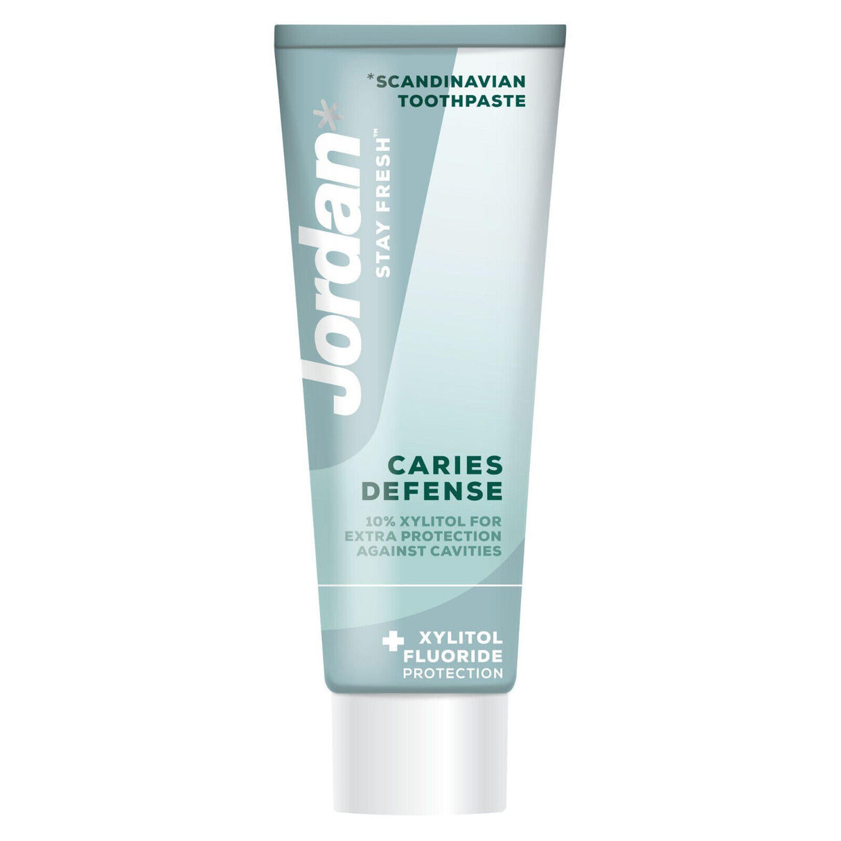 4 JORDAN CARIES DEFENSE Xylitol & Fluoride Extra Protection Toothpaste 75ml