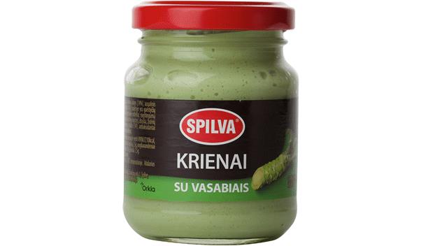 SPILVA Green Horseradish with Wasabi Perfect for Meat Dishes 140g 5oz