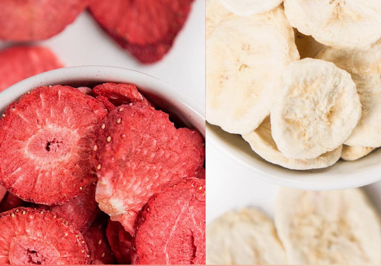 SUPERGARDEN Freeze Dried Strawberry & Banana Mix Dried Fruits 28g